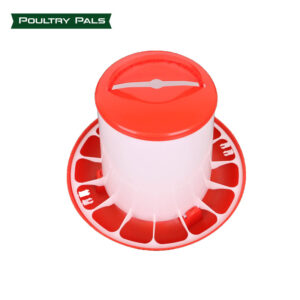 9 kg Red Plastic Poultry Feeder